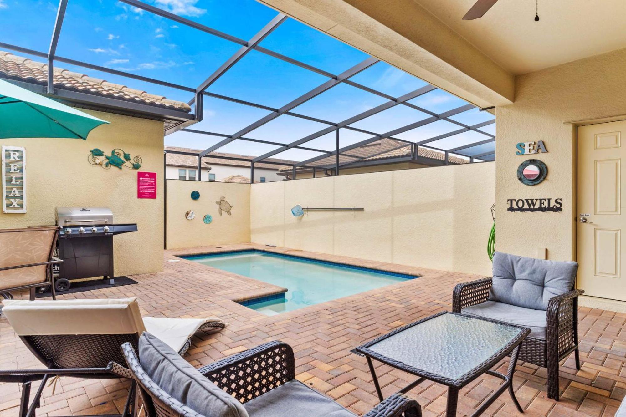 Townhome With Private Pool, Bbq & Free Waterpark