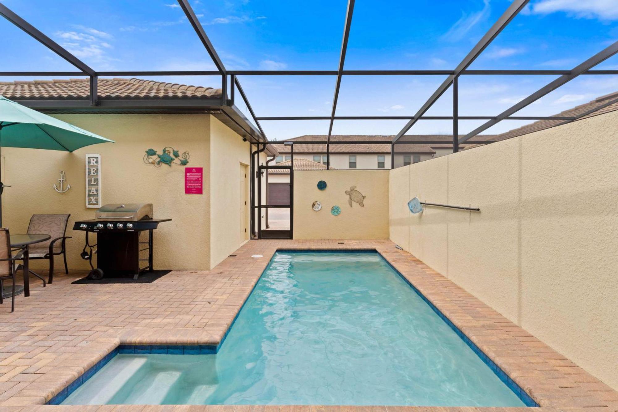 Townhome With Private Pool, Bbq & Free Waterpark Kissimmee