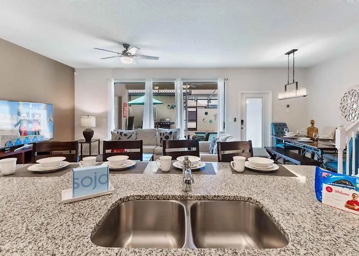 Townhome With Private Pool, Bbq & Free Waterpark